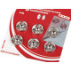 Metal snap fasteners - Nickel (1 Card) Metal snap fasteners - Nickel (1 Card)