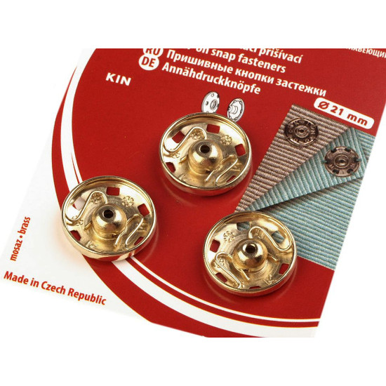 Metal snap fasteners - Nickel (1 Card) Metal snap fasteners - Nickel (1 Card)