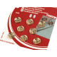 Metal snap fasteners - Nickel (1 Card) Metal snap fasteners - Nickel (1 Card)