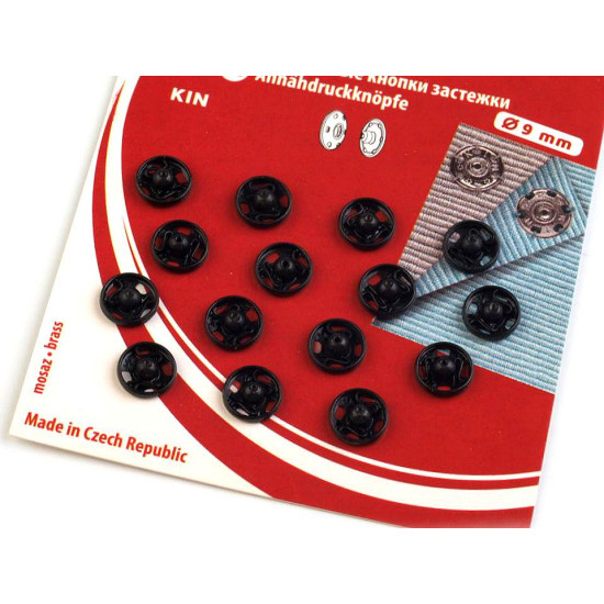Metal snap fasteners - Nickel (1 Card) Metal snap fasteners - Nickel (1 Card)