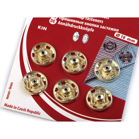 Metal snap fasteners - Nickel (1 Card) Metal snap fasteners - Nickel (1 Card)