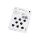 Metal snap fasteners - Nickel (1 Card) Metal snap fasteners - Nickel (1 Card)