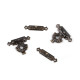 Chiusura decorativa in metallo, per portagioielli - Ottone d'epoca (100 Set) Chiusura decorativa in metallo, per portagioielli - Ottone d'epoca (100 Set)