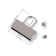 Strap end caps, width 20 mm - Nickel (2 Pieces) Strap end caps, width 20 mm - Nickel (2 Pieces)