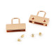 Strap end caps, width 20 mm - Nickel (2 Pieces) Strap end caps, width 20 mm - Nickel (2 Pieces)