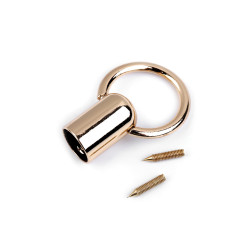 End caps for handbag handles ø13 mm - Gold classic (10 Sets)