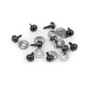Bodennägel/taschenfüsse aus metall ø 10 mm - Altmessing (50 Sets) Bodennägel/taschenfüsse aus metall ø 10 mm - Altmessing (50 Sets)