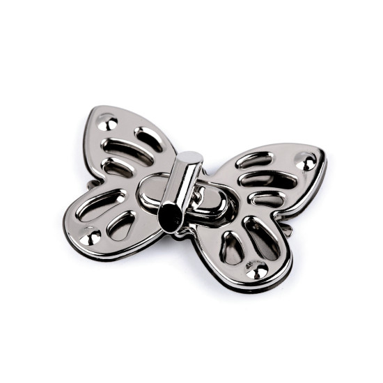 Zapięcie do torby motyl 37x52 mm - Złoto klasyczne (1 Zestaw) Zapięcie do torby motyl 37x52 mm - Złoto klasyczne (1 Zestaw)