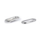 Oczka metalowe z podkładką owal 4x16 mm - Nikiel (50 Pary) Oczka metalowe z podkładką owal 4x16 mm - Nikiel (50 Pary)