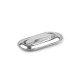 Oczka metalowe z podkładką owal 4x16 mm - Nikiel (50 Pary) Oczka metalowe z podkładką owal 4x16 mm - Nikiel (50 Pary)
