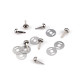 Bodennägel/taschenfüße aus metall, ø 8 mm - Nickel (10 Sets) Bodennägel/taschenfüße aus metall, ø 8 mm - Nickel (10 Sets)