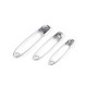 Épingles à nourrice, assortiment de tailles - Nickel (72 Bottes) Épingles à nourrice, assortiment de tailles - Nickel (72 Bottes)
