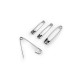 Épingles à nourrice, assortiment de tailles - Nickel (72 Bottes) Épingles à nourrice, assortiment de tailles - Nickel (72 Bottes)