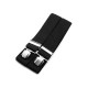Trouser braces / suspenders width 3.5 cm length 125 cm x-back - Pink-purple (1 Piece)