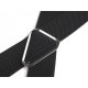 Trouser braces / suspenders width 2.5 cm length 125 cm x-back - Red (1 Piece) Trouser braces / suspenders width 2.5 cm length 125 cm x-back - Red (1 Piece)