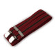 Trouser braces / suspenders width 3 cm length 125 cm x-back - Black (1 Piece) Trouser braces / suspenders width 3 cm length 125 cm x-back - Black (1 Piece)
