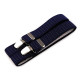 Trouser braces / suspenders width 3 cm length 125 cm x-back - Black (1 Piece) Trouser braces / suspenders width 3 cm length 125 cm x-back - Black (1 Piece)
