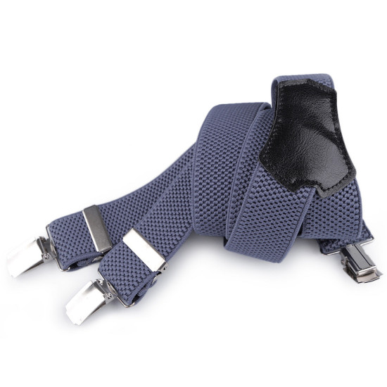 Trouser braces / suspenders width 3.5 cm length 120 cm y-back - Red (1 Piece) Trouser braces / suspenders width 3.5 cm length 120 cm y-back - Red (1 Piece)