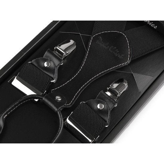 Trouser braces / suspenders in box - Red (1 Piece) Trouser braces / suspenders in box - Red (1 Piece)