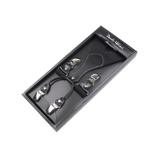 Trouser braces / suspenders in box - Red (1 Piece) Trouser braces / suspenders in box - Red (1 Piece)