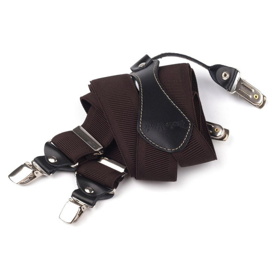 Trouser braces / suspenders in box - Red (1 Piece) Trouser braces / suspenders in box - Red (1 Piece)