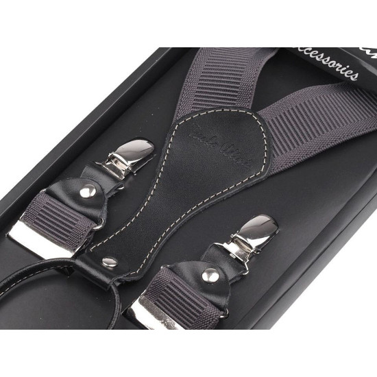 Trouser braces / suspenders in box - Red (1 Piece) Trouser braces / suspenders in box - Red (1 Piece)