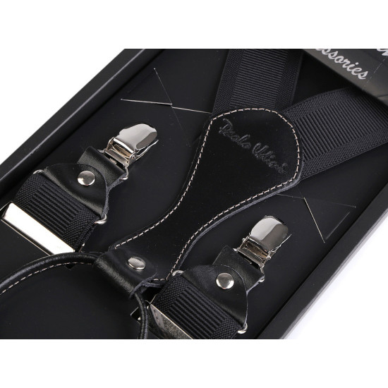 Trouser braces / suspenders in box - Red (1 Piece) Trouser braces / suspenders in box - Red (1 Piece)