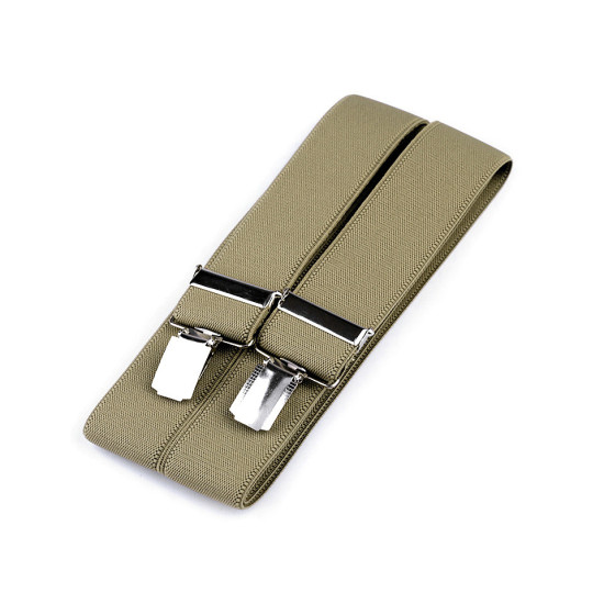 Children trouser braces / suspenders width 3.5 cm length 120 cm - Black (1 Piece) Children trouser braces / suspenders width 3.5 cm length 120 cm - Black (1 Piece)