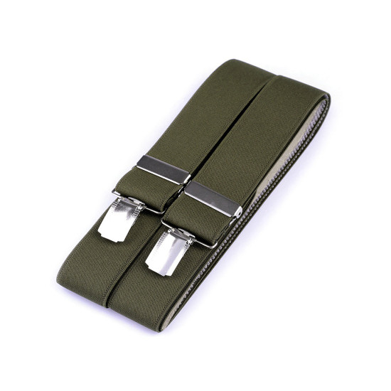 Children trouser braces / suspenders width 3.5 cm length 120 cm - Black (1 Piece) Children trouser braces / suspenders width 3.5 cm length 120 cm - Black (1 Piece)