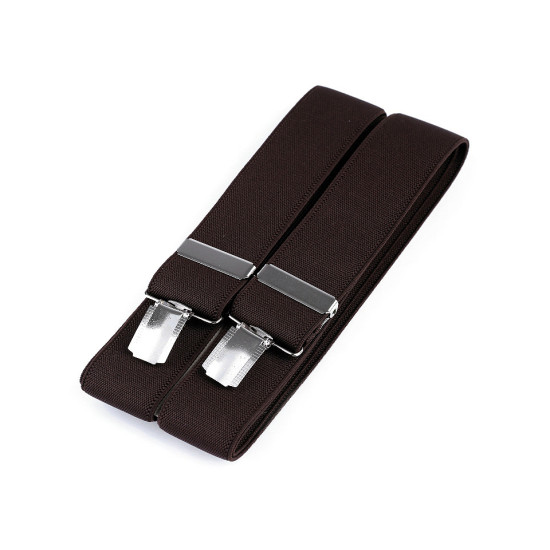Children trouser braces / suspenders width 3.5 cm length 120 cm - Black (1 Piece) Children trouser braces / suspenders width 3.5 cm length 120 cm - Black (1 Piece)
