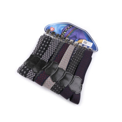Children trouser bracers / suspenders width 3.5 cm length 120 cm - Mix variations (10 Pieces)