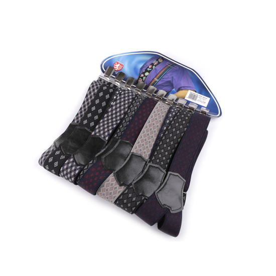 Children trouser bracers / suspenders width 3.5 cm length 120 cm - Mix variations (10 Pieces) Children trouser bracers / suspenders width 3.5 cm length 120 cm - Mix variations (10 Pieces)