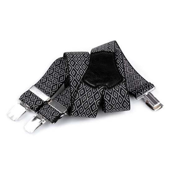 Children trouser bracers / suspenders width 3.5 cm length 120 cm - Mix variations (10 Pieces) Children trouser bracers / suspenders width 3.5 cm length 120 cm - Mix variations (10 Pieces)