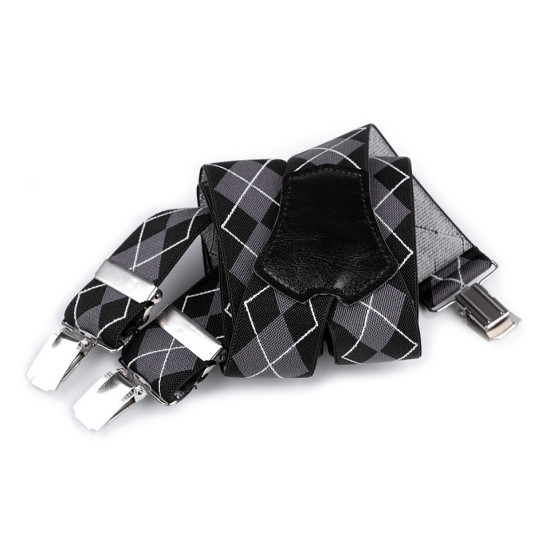 Children trouser bracers / suspenders width 3.5 cm length 120 cm - Mix variations (10 Pieces) Children trouser bracers / suspenders width 3.5 cm length 120 cm - Mix variations (10 Pieces)