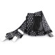 Trouser braces / suspenders width 3.5 cm length 120 cm - Black (1 Piece) Trouser braces / suspenders width 3.5 cm length 120 cm - Black (1 Piece)