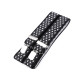 Trouser braces / suspenders width 3.5 cm length 120 cm - Black (1 Piece) Trouser braces / suspenders width 3.5 cm length 120 cm - Black (1 Piece)
