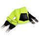 Trouser braces / suspenders neon width 4 cm length 120 cm - Black (1 Piece) Trouser braces / suspenders neon width 4 cm length 120 cm - Black (1 Piece)