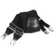 Trouser braces / suspenders neon width 4 cm length 120 cm - Black (1 Piece) Trouser braces / suspenders neon width 4 cm length 120 cm - Black (1 Piece)