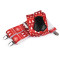 Christmas trouser braces / suspenders width 3.5 cm length 120 cm - Red (1 Piece)