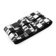 Trouser braces / suspenders, chess, width 4 cm, length 120 cm - Black (1 Piece) Trouser braces / suspenders, chess, width 4 cm, length 120 cm - Black (1 Piece)