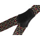 Trouser braces / suspenders, width 3.5 cm length 120 cm - Bordeaux (1 Piece) Trouser braces / suspenders, width 3.5 cm length 120 cm - Bordeaux (1 Piece)