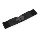 Gürtel für damen mit metallschnalle elastisch, breite 6 cm - Schwarz (1 Stück) Gürtel für damen mit metallschnalle elastisch, breite 6 cm - Schwarz (1 Stück)