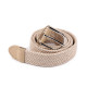 Gürtel elastisch, breite 3,2 cm unisex - Grau (1 Stück) Gürtel elastisch, breite 3,2 cm unisex - Grau (1 Stück)