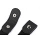 Gürtel ohne schnalle, elastisch, unisex, breite 3 cm - Schwarz (1 Stück) Gürtel ohne schnalle, elastisch, unisex, breite 3 cm - Schwarz (1 Stück)