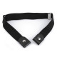 Gürtel ohne schnalle, elastisch, unisex, breite 3 cm - Schwarz (1 Stück) Gürtel ohne schnalle, elastisch, unisex, breite 3 cm - Schwarz (1 Stück)