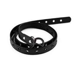 Damen-/mädchengürtel, breite 1,8 cm - Schwarz (1 Stück)