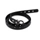 Damen-/mädchengürtel, breite 1,8 cm - Schwarz (1 Stück) Damen-/mädchengürtel, breite 1,8 cm - Schwarz (1 Stück)