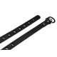 Damen-/mädchengürtel, breite 1,8 cm - Schwarz (1 Stück) Damen-/mädchengürtel, breite 1,8 cm - Schwarz (1 Stück)