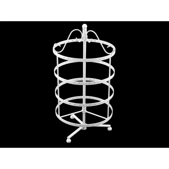 Forgó fülbevalóállvány 30cm - Fekete (1 Darab)