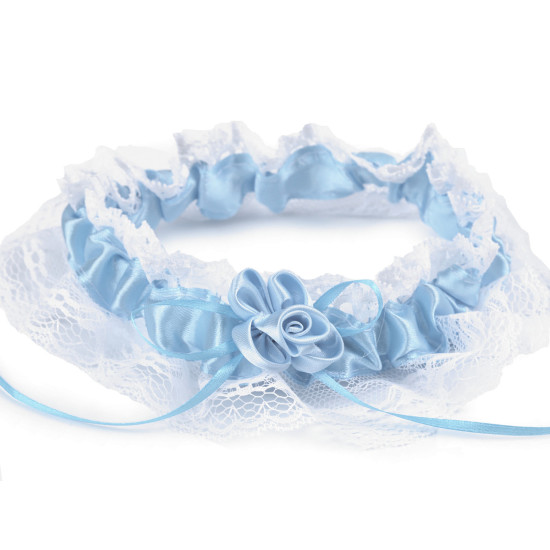 Ślubna podwiązka koronkowa - White (1 Sztuka) Ślubna podwiązka koronkowa - White (1 Sztuka)